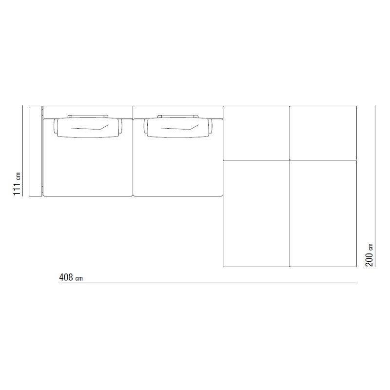Flexform FREEPORT Sofa Kombination XC - gerne auf Anfrage