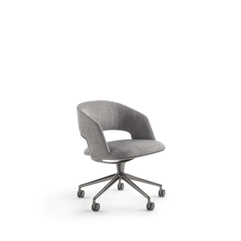 Flexform ALMA Drehstuhl mit Rollen