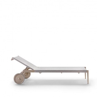 Flexform ATLANTE LIGHT OUTDOOR Liege mit Rollen