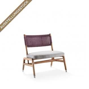 Flexform ORTIGIA OUTDOOR Loungechair, Azalea/Bordeaux