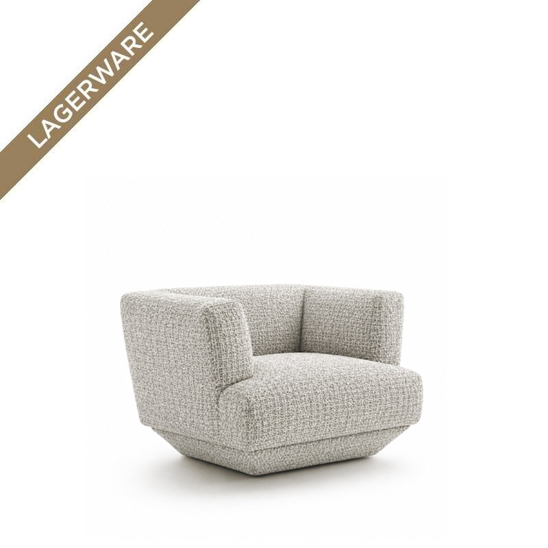Flexform LOUNGESCAPE Drehsessel, Stoff/Ellie