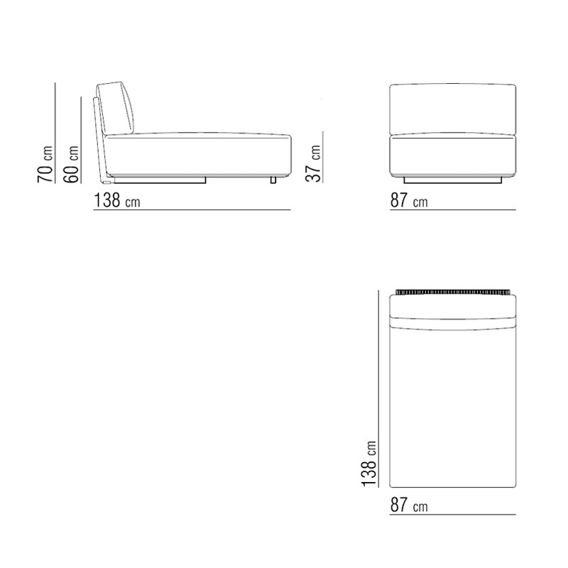 Mittelelement Lounge