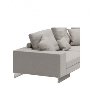 Flexform LIGHTPIECE Polsterarmlehne 122 cm