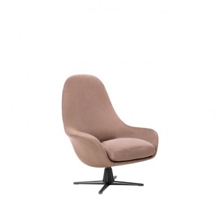 Flexform SVEVA Soft Hochlehner, Fuß 4-strahlig