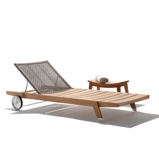 Flexform HORA SEXTA Outdoor Liege mit Rollen