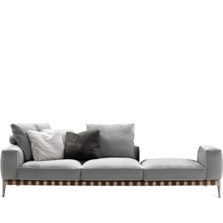 Flexform GREGORY 3-Sitzer Chaiselongue mit Armlehne