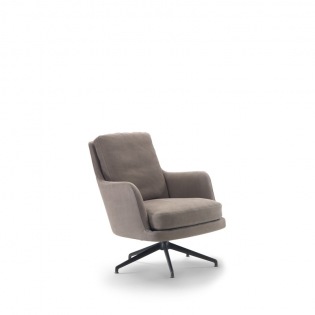 Flexform MARLEY Sessel, Fuß 5-strahlig